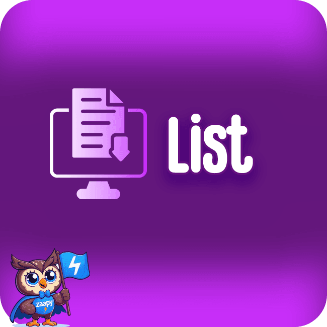 List Import preview